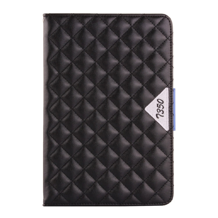 Diamond Pattern Flip Leather Case with Card Slots & Holder for Galaxy Tab A 8.0 / T350