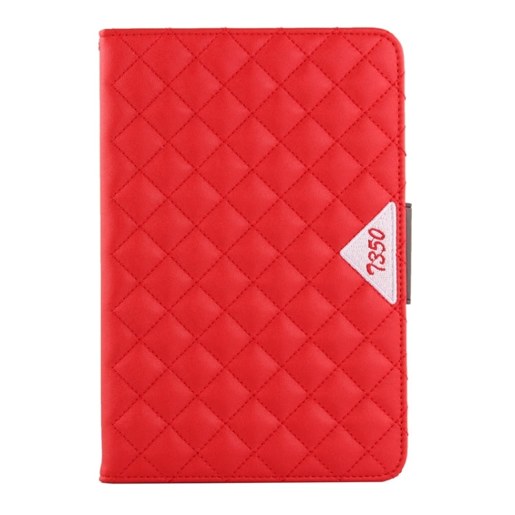 Diamond Pattern Flip Leather Case with Card Slots & Holder for Galaxy Tab A 8.0 / T350