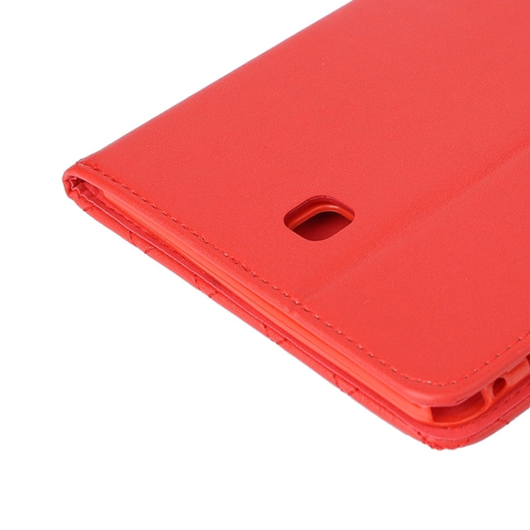 Diamond Pattern Flip Leather Case with Card Slots & Holder for Galaxy Tab A 8.0 / T350