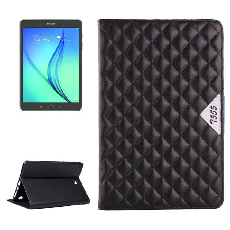 Diamond Pattern Flip Leather Case with Card Slots & Holder for Galaxy Tab A 9.7 / T550