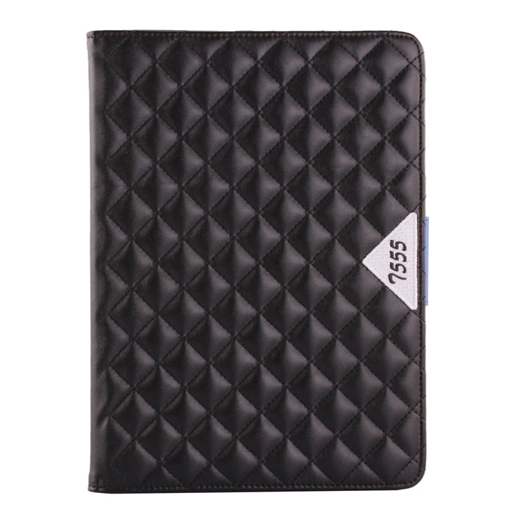 Diamond Pattern Flip Leather Case with Card Slots & Holder for Galaxy Tab A 9.7 / T550