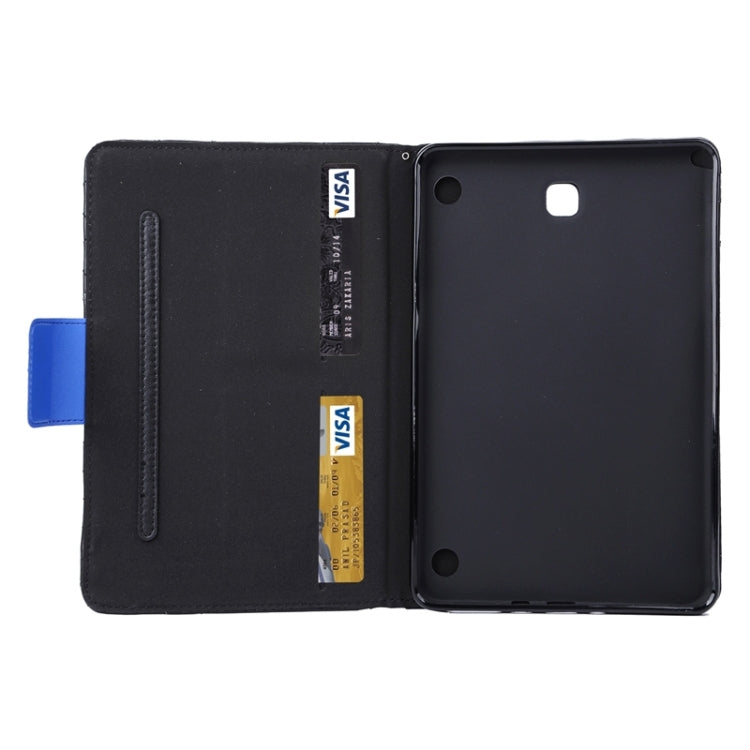 Diamond Pattern Flip Leather Case with Card Slots & Holder for Galaxy Tab A 9.7 / T550