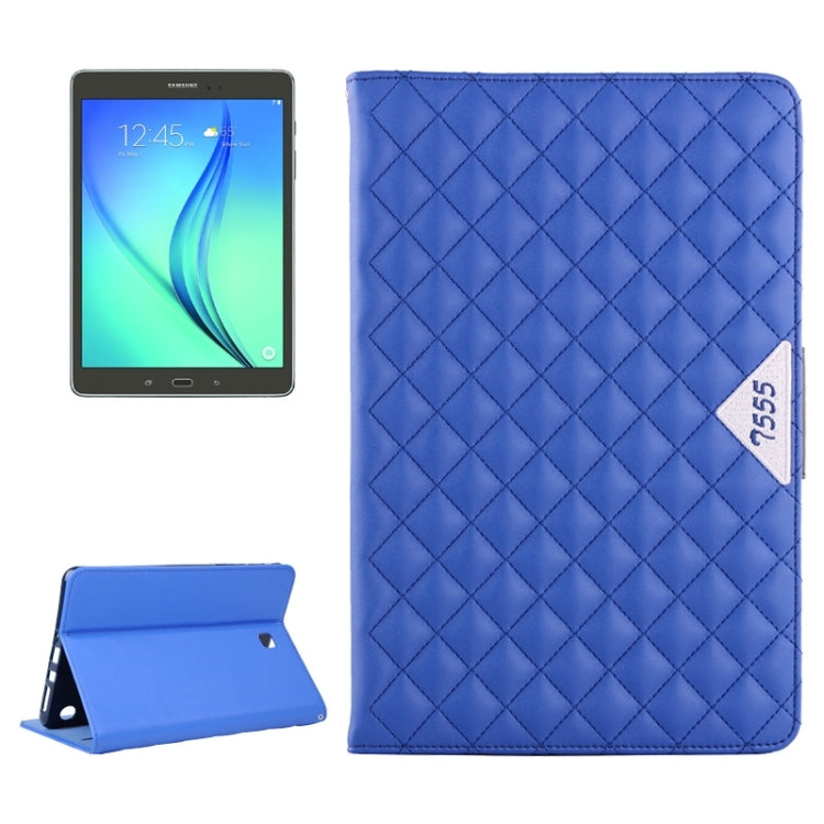 Diamond Pattern Flip Leather Case with Card Slots & Holder for Galaxy Tab A 9.7 / T550