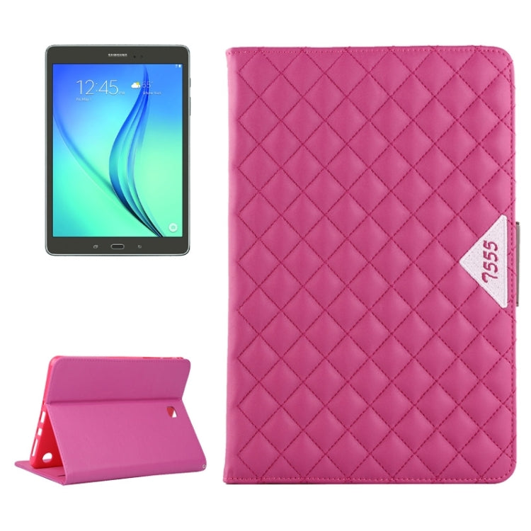 Diamond Pattern Flip Leather Case with Card Slots & Holder for Galaxy Tab A 9.7 / T550