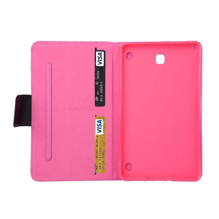 Diamond Pattern Flip Leather Case with Card Slots & Holder for Galaxy Tab A 9.7 / T550