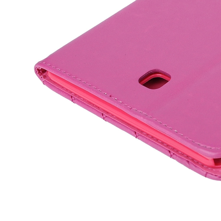 Diamond Pattern Flip Leather Case with Card Slots & Holder for Galaxy Tab A 9.7 / T550