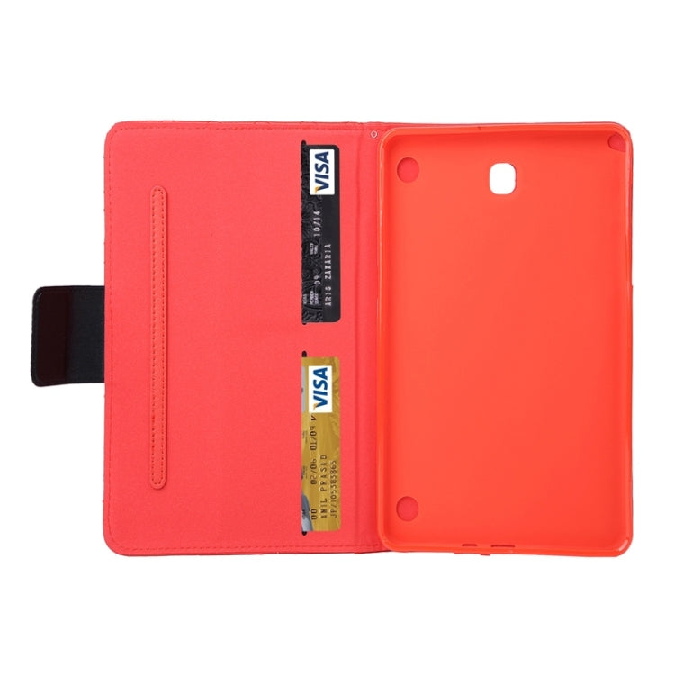 Diamond Pattern Flip Leather Case with Card Slots & Holder for Galaxy Tab A 9.7 / T550