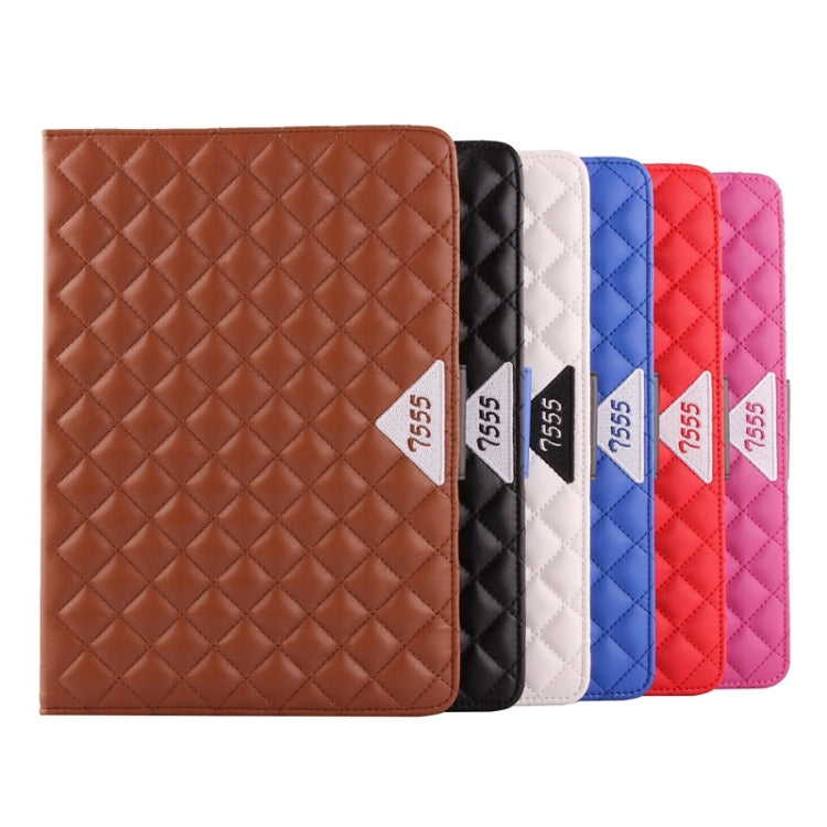 Diamond Pattern Flip Leather Case with Card Slots & Holder for Galaxy Tab A 9.7 / T550