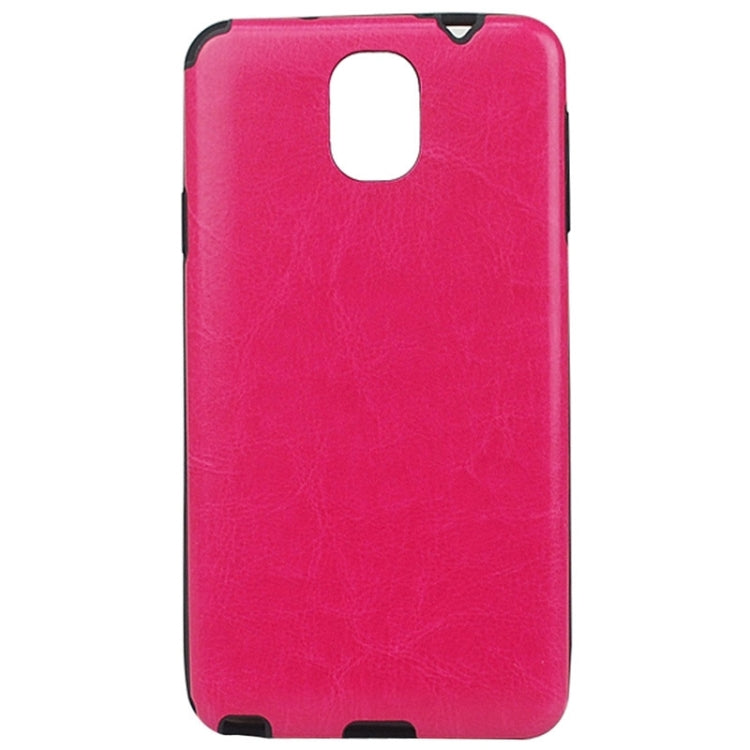 Crazy Horse Texture Paste Skin TPU Protective Case for Galaxy Note III / N900