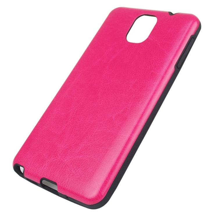 Crazy Horse Texture Paste Skin TPU Protective Case for Galaxy Note III / N900
