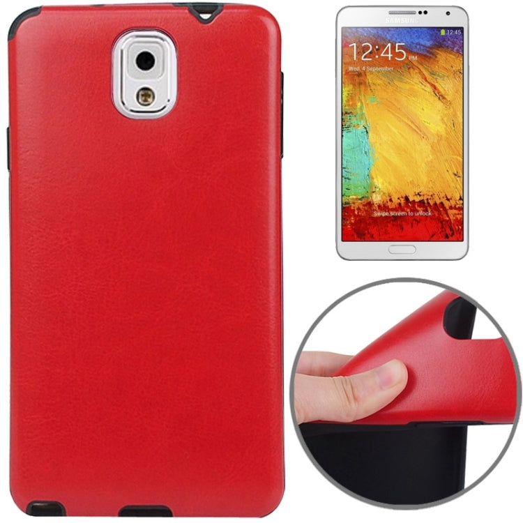 Crazy Horse Texture Paste Skin TPU Protective Case for Galaxy Note III / N900