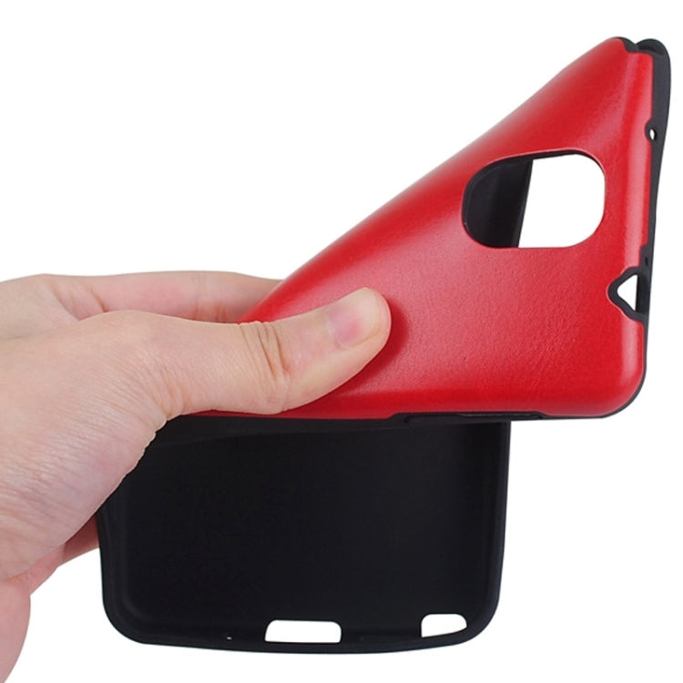 Crazy Horse Texture Paste Skin TPU Protective Case for Galaxy Note III / N900
