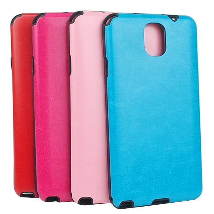 Crazy Horse Texture Paste Skin TPU Protective Case for Galaxy Note III / N900