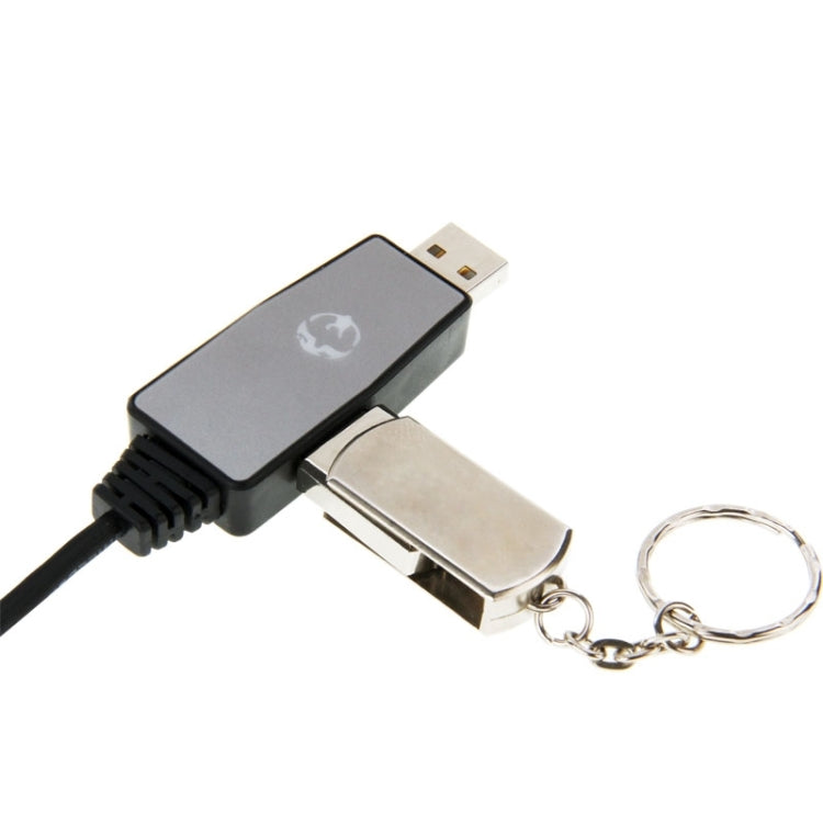 Micro USB Male & 2 USB Female to USB Male OTG Cable Adapter for Galaxy S6 / SIV / SIII, Tab / Tab 2 / Tab 3 / Tab 4, Note / Note 2 / Note 4 / Note 10.1,  HTC, Nokia, Sony, Length: 80cm