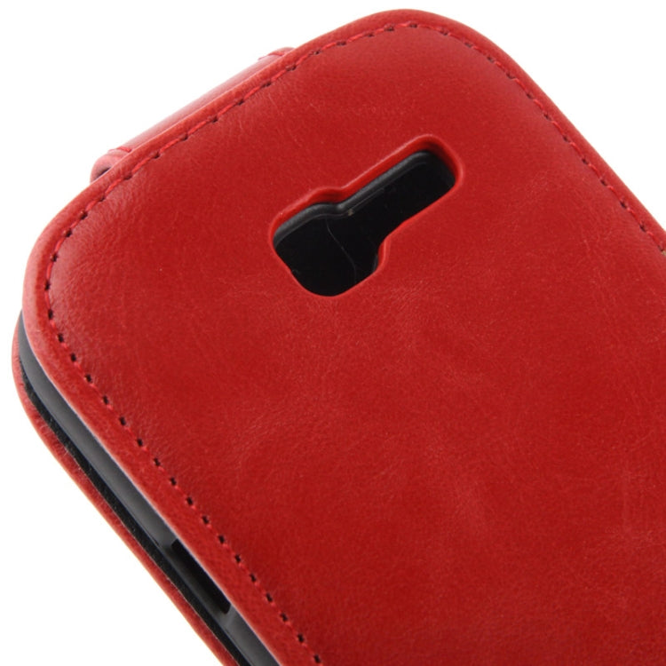 Vertical Flip Leather Case for Galaxy Trend Lite / S7392