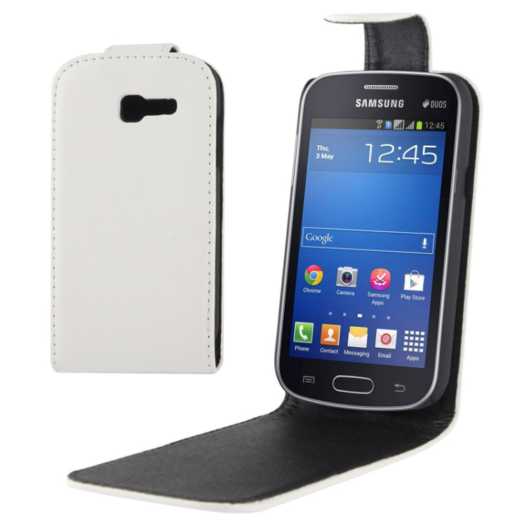 Vertical Flip Leather Case for Galaxy Trend Lite / S7392