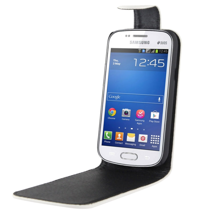 Vertical Flip Leather Case for Galaxy Trend Lite / S7392