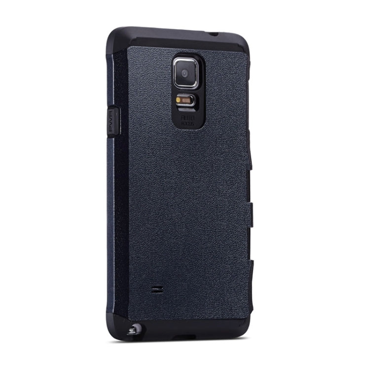 Litchi Texture Horizontal Flip Smart Case with Call Display ID and Receive Call &  Wake-up / Sleep Function for Galaxy Note 4 / N910