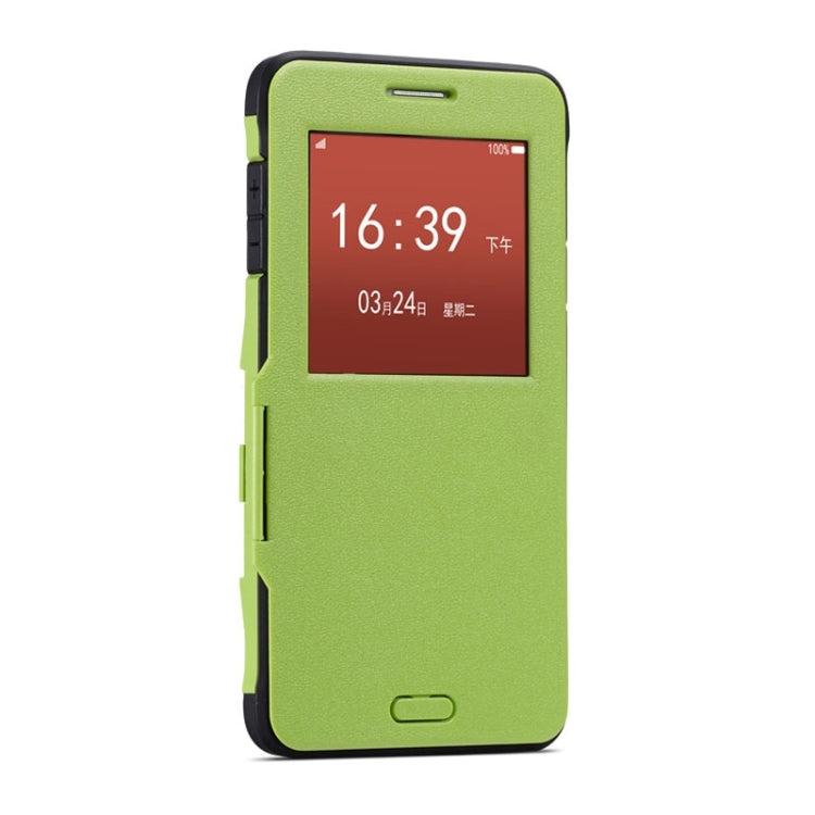 Litchi Texture Horizontal Flip Smart Case with Call Display ID and Receive Call &  Wake-up / Sleep Function for Galaxy Note 4 / N910