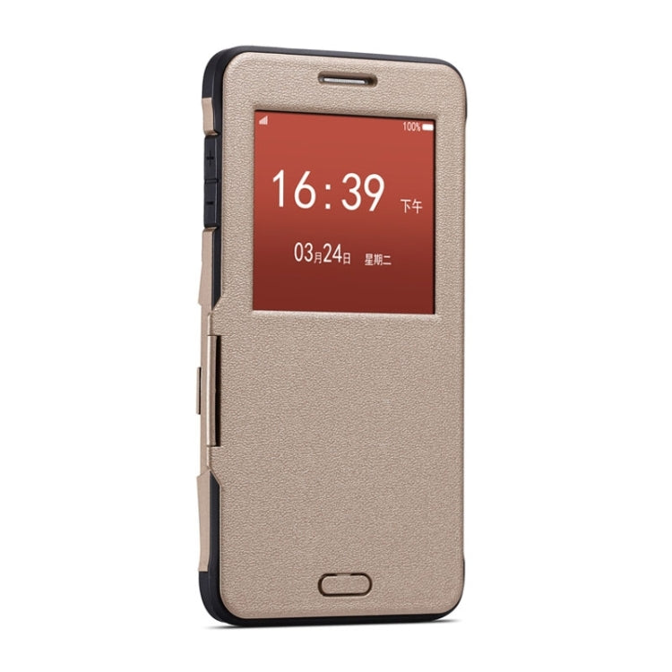 Litchi Texture Horizontal Flip Smart Case with Call Display ID and Receive Call &  Wake-up / Sleep Function for Galaxy Note 4 / N910