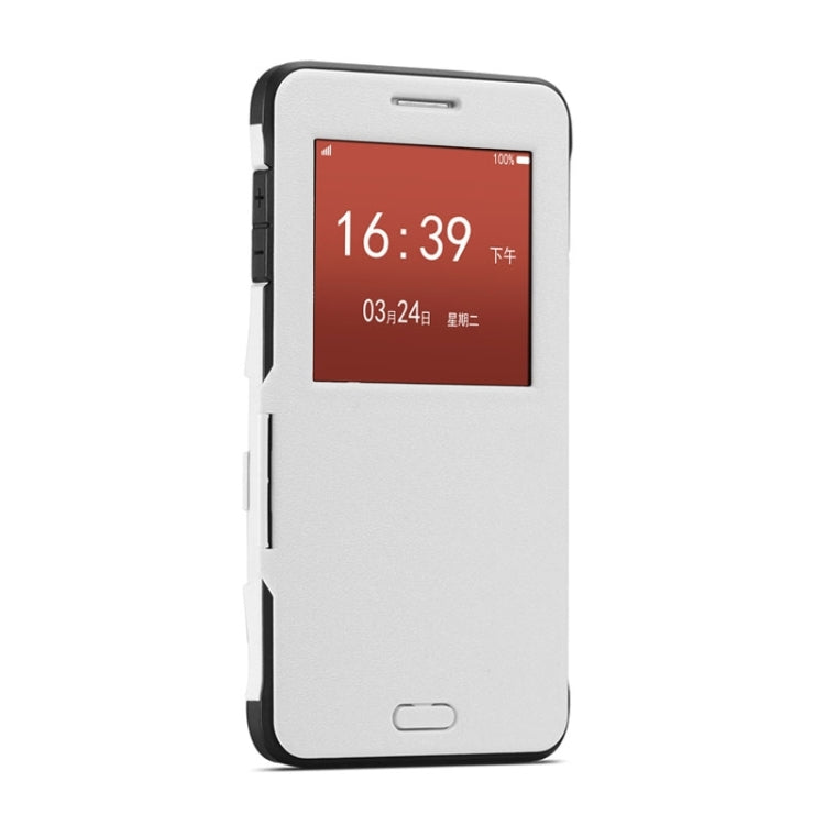 Litchi Texture Horizontal Flip Smart Case with Call Display ID and Receive Call &  Wake-up / Sleep Function for Galaxy Note 4 / N910