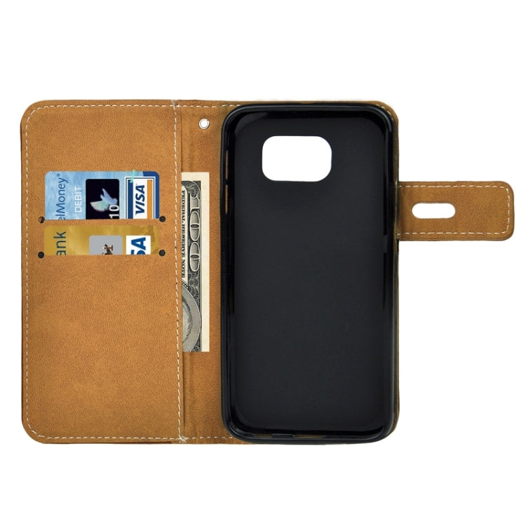 For Galaxy S6 / G920 Angibabe Horizontal Flip Leather Case with Holder & Card Slots & Wallet