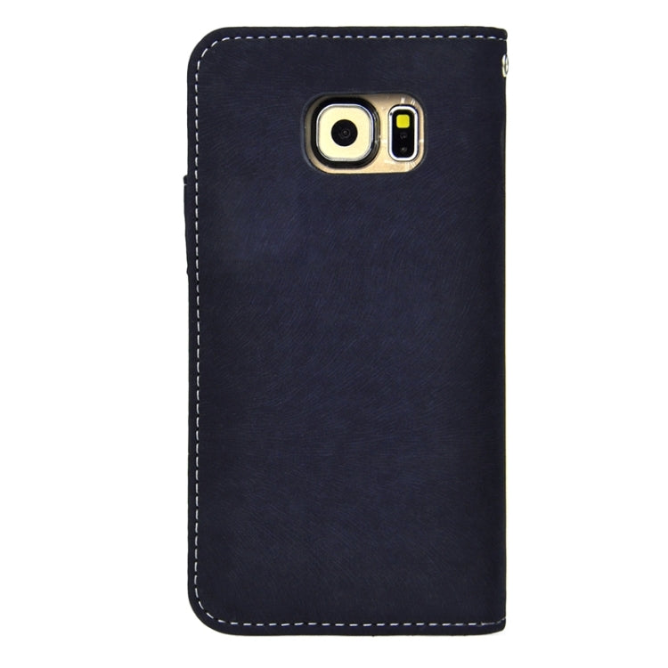 For Galaxy S6 / G920 Angibabe Horizontal Flip Leather Case with Holder & Card Slots & Wallet