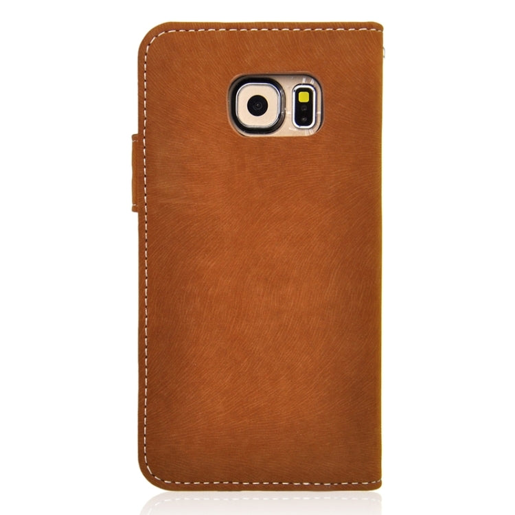 For Galaxy S6 / G920 Angibabe Horizontal Flip Leather Case with Holder & Card Slots & Wallet