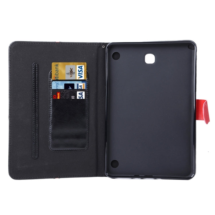 Crystal Texture Horizontal Flip Leather Case with Holder & Card Slots for Galaxy Tab A 8.0 / T350