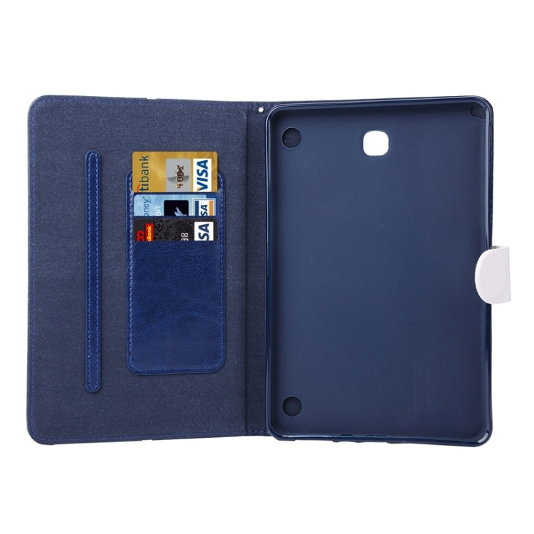Crystal Texture Horizontal Flip Leather Case with Holder & Card Slots for Galaxy Tab A 8.0 / T350