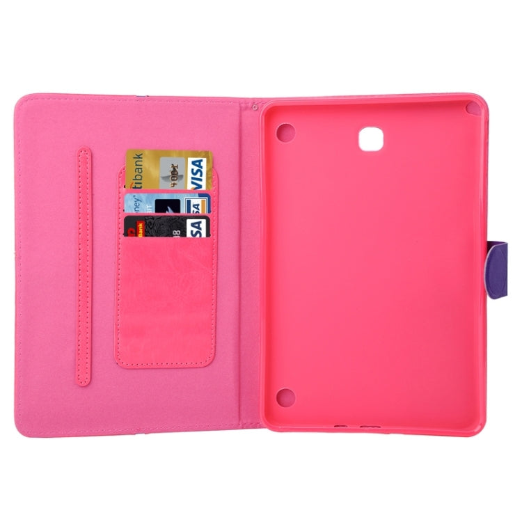 Crystal Texture Horizontal Flip Leather Case with Holder & Card Slots for Galaxy Tab A 8.0 / T350