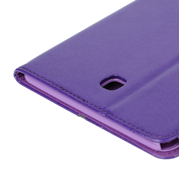 Crystal Texture Horizontal Flip Leather Case with Holder & Card Slots for Galaxy Tab A 8.0 / T350