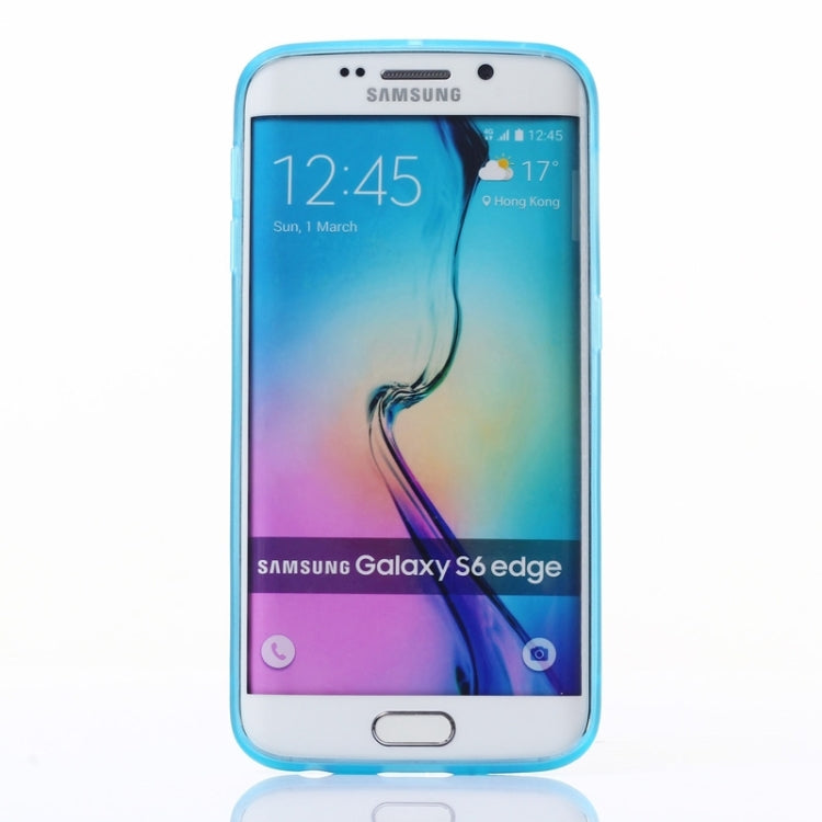 For Galaxy S6 edege / G925 Luminous TPU Bumper Plastic Back Shell Protective Case