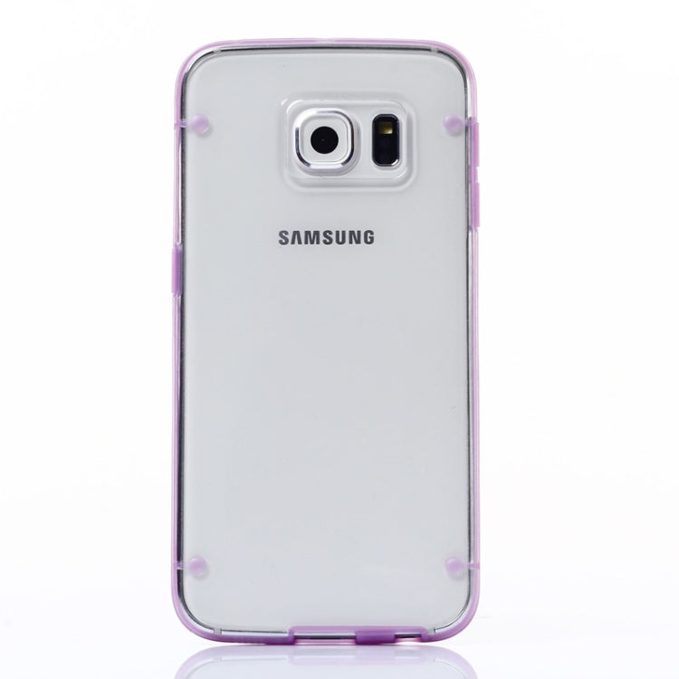 For Galaxy S6 edege / G925 Luminous TPU Bumper Plastic Back Shell Protective Case