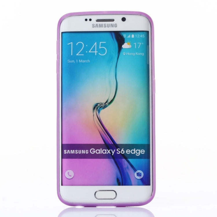 For Galaxy S6 edege / G925 Luminous TPU Bumper Plastic Back Shell Protective Case