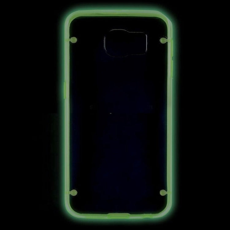 For Galaxy S6 edege / G925 Luminous TPU Bumper Plastic Back Shell Protective Case
