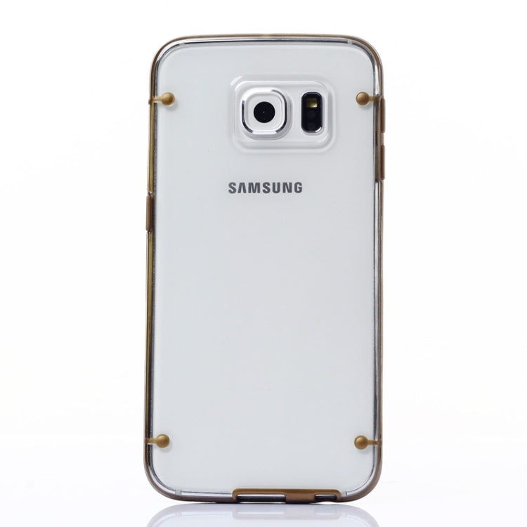 For Galaxy S6 edege / G925 Luminous TPU Bumper Plastic Back Shell Protective Case