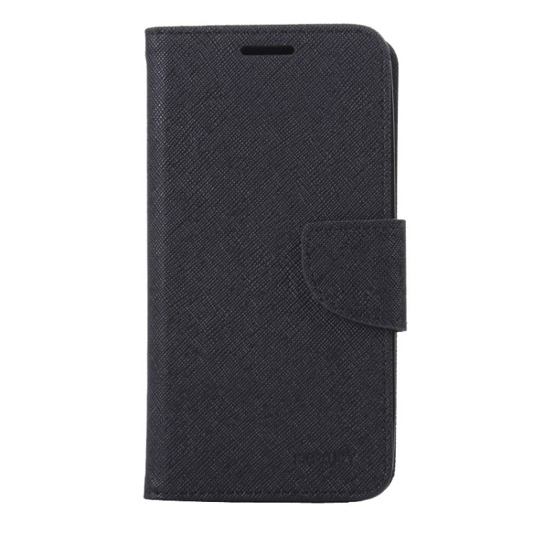 Cross Texture Horizontal Flip Leather Case with Holder & Card Slots & Wallet for Galaxy J5