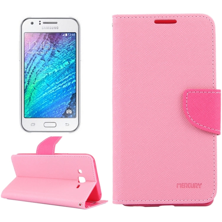 Cross Texture Horizontal Flip Leather Case with Holder & Card Slots & Wallet for Galaxy J5