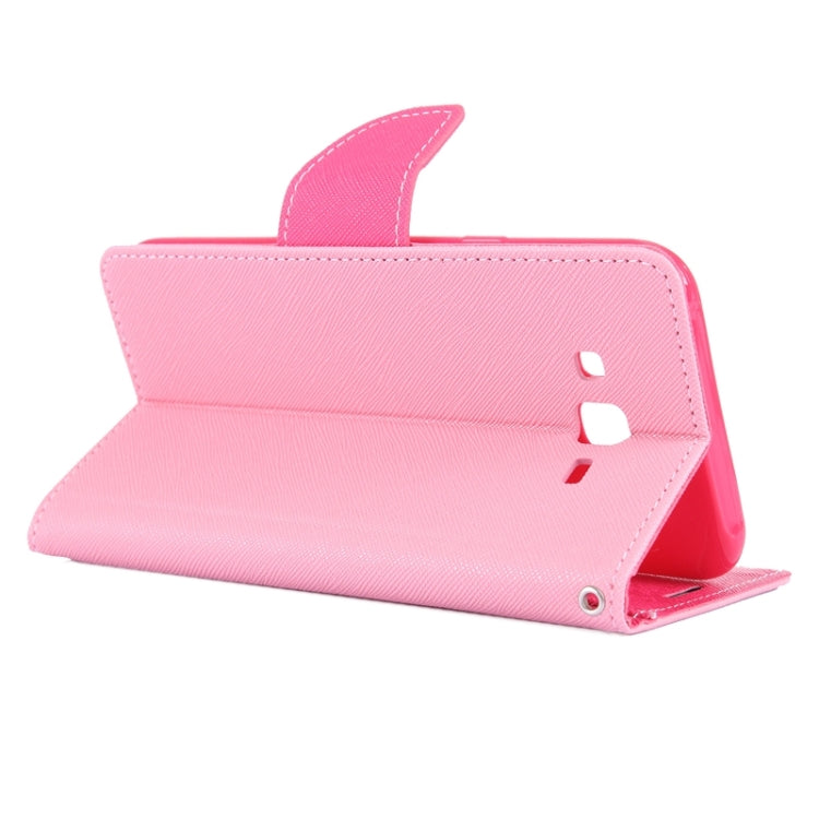 Cross Texture Horizontal Flip Leather Case with Holder & Card Slots & Wallet for Galaxy J5