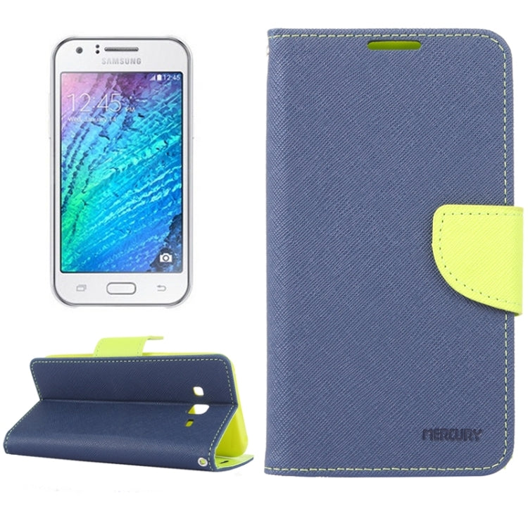 Cross Texture Horizontal Flip Leather Case with Holder & Card Slots & Wallet for Galaxy J5