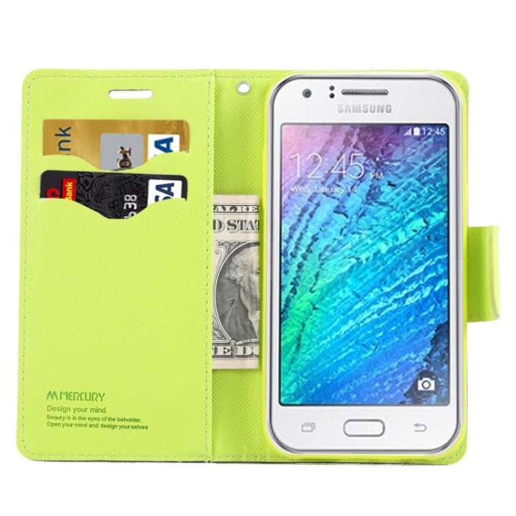 Cross Texture Horizontal Flip Leather Case with Holder & Card Slots & Wallet for Galaxy J5