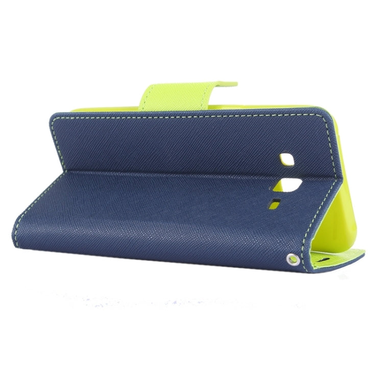 Cross Texture Horizontal Flip Leather Case with Holder & Card Slots & Wallet for Galaxy J5