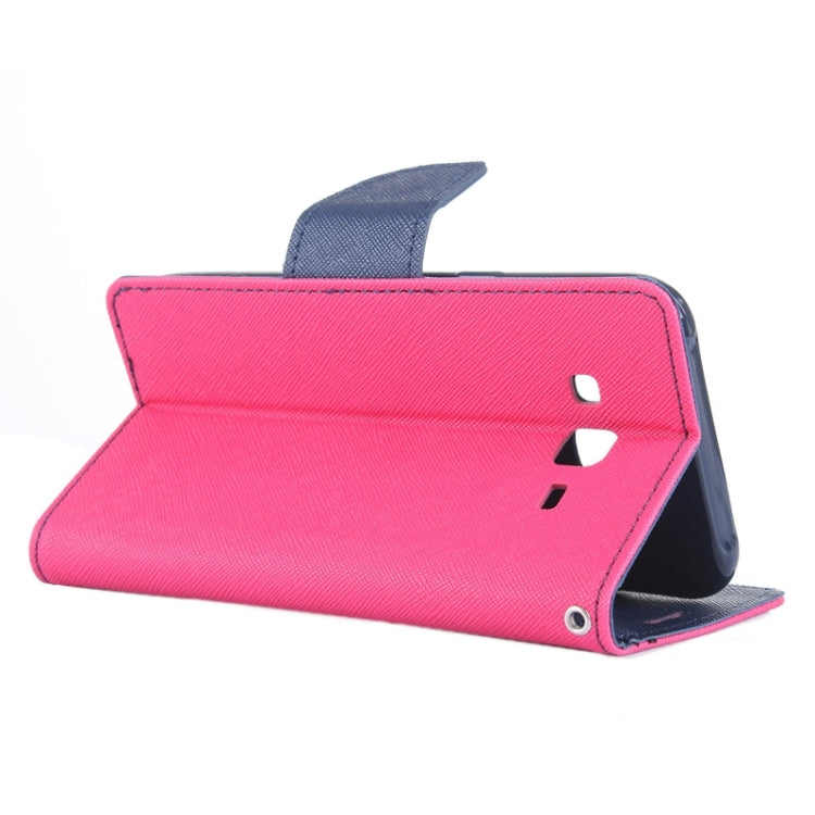 Cross Texture Horizontal Flip Leather Case with Holder & Card Slots & Wallet for Galaxy J5