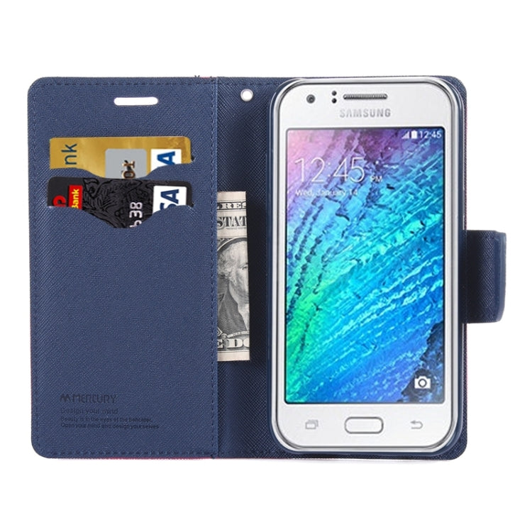 Cross Texture Horizontal Flip Leather Case with Holder & Card Slots & Wallet for Galaxy J5