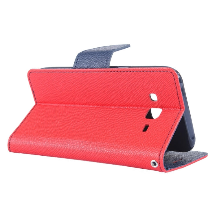 Cross Texture Horizontal Flip Leather Case with Holder & Card Slots & Wallet for Galaxy J5