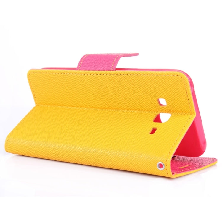 Cross Texture Horizontal Flip Leather Case with Holder & Card Slots & Wallet for Galaxy J5