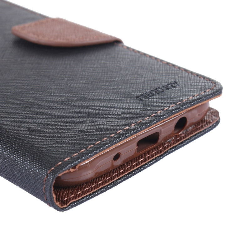 Cross Texture Horizontal Flip Leather Case with Holder & Card Slots & Wallet for Galaxy J5