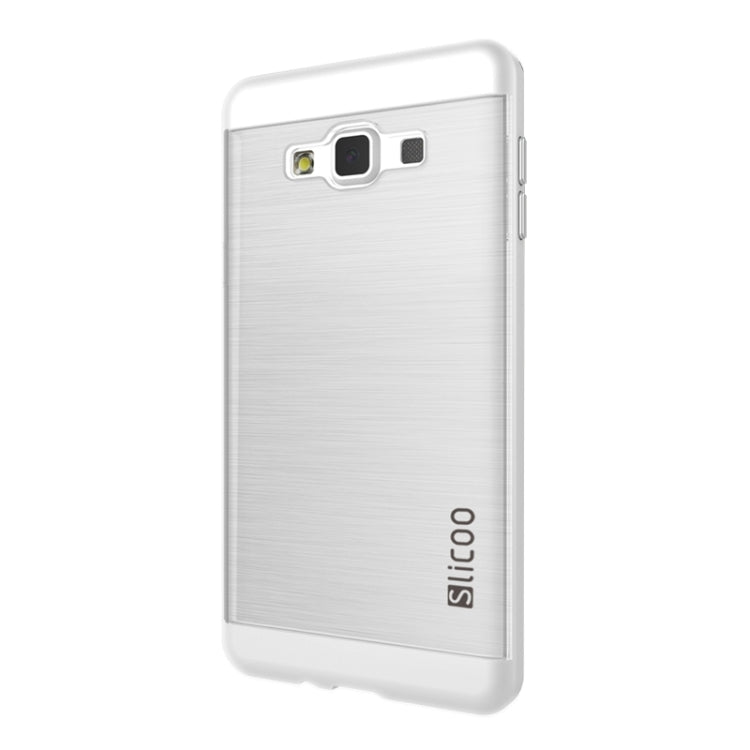 Slicoo Brushed Texture Electroplating Transparenct Combination Case for Galaxy A5 / A500
