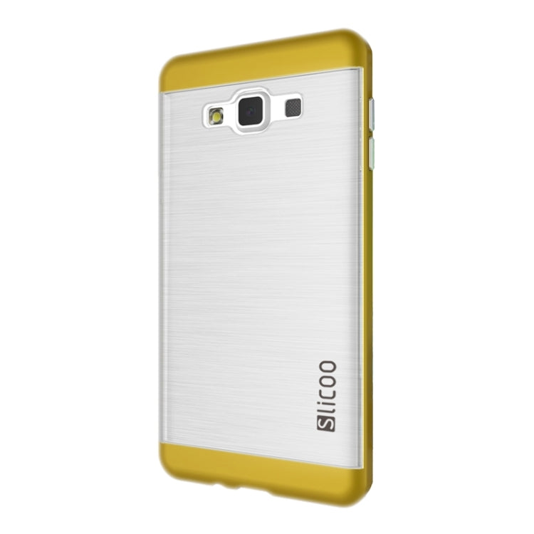 Slicoo Brushed Texture Electroplating Transparenct Combination Case for Galaxy A5 / A500